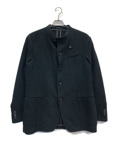 ARMANI COLLEZIONI（アルマーニ コレツィオーニ）ARMANI COLLEZIONI (アルマーニ コレツィオーニ) スタンドカラージャケット グリーン サイズ:52(L～LL)の古着・服飾アイテム