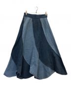 poppy tokyoポピートウキョウ）の古着「MARGRET DENIM SKIRT」｜インディゴ