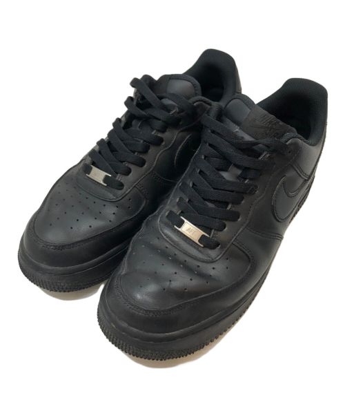 NIKE（ナイキ）NIKE (ナイキ) AIR FORCE1 LOW ブラック サイズ:UK9.5/EUR44.5/CM28.5の古着・服飾アイテム