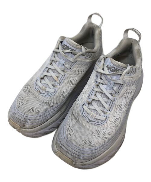 HOKAONEONE（ホカオネオネ）HOKAONEONE (ホカオネオネ) BONDI6/ボンダイ6 ホワイト サイズ:US10/UK9.5/EUR44/cm28の古着・服飾アイテム