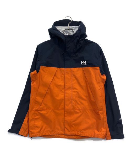 HELLY HANSEN（ヘリーハンセン）HELLY HANSEN (ヘリーハンセン) マウンテンパーカー ネイビー×オレンジ サイズ:Lの古着・服飾アイテム