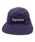 SUPREME (シュプリーム) CAMP CAP/キャンプ キャップ パープル：8000円