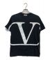 VALENTINO（ヴァレンティノ）の古着「ロゴプリントTシャツ」｜ブラック