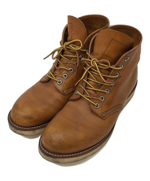 RED WING（レッドウィング）RED WING (レッドウィング) プレーントゥーブーツ ブラウン サイズ:US9/UK8/EUR42/cm27の古着・服飾アイテム