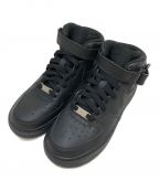 NIKEナイキ）の古着「ハイカットスニーカー/AIR FORCE1 MID/エアフォース1ミッド」｜ブラック