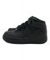 NIKE (ナイキ) ハイカットスニーカー/AIR FORCE1 MID/エアフォース1ミッド ブラック サイズ:US4Y/UK3.5/EUR36/23cm：5000円