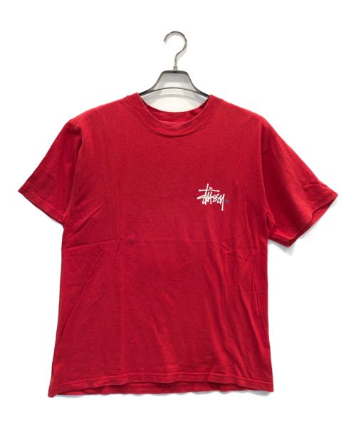 stussy（ステューシー）stussy (ステューシー) [古着]90s ロゴ Tシャツ レッド サイズ:Mediumの古着・服飾アイテム