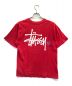 stussy (ステューシー) [古着]90s ロゴ Tシャツ レッド サイズ:Medium：5000円