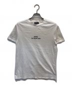 A.P.C.アーペーセー）の古着「Tシャツ/ロゴ刺繍クルーネックTシャツ/ロゴTシャツ」｜ホワイト