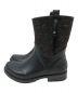 UGG (アグ) フェルト切替レインブーツ ブラック サイズ:US8/UK6.5/EUR39/cm25：5000円