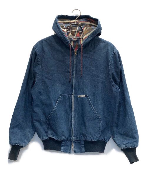 Dickies（ディッキーズ）Dickies (ディッキーズ) [古着]90s デニムフーデッドジャケット/デニムパーカー インディゴ サイズ:Mの古着・服飾アイテム