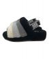 UGG (アグ) ムートンボアサンダル ブラック サイズ:US7/UK5/EU38/24CM：6000円