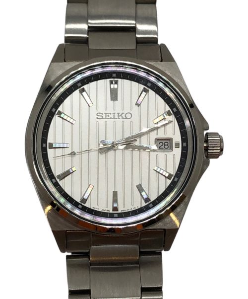 SEIKO（セイコー）SEIKO (セイコー) クォーツ リストウォッチ/ステンレススチールブレスレットウォッチ ホワイトの古着・服飾アイテム