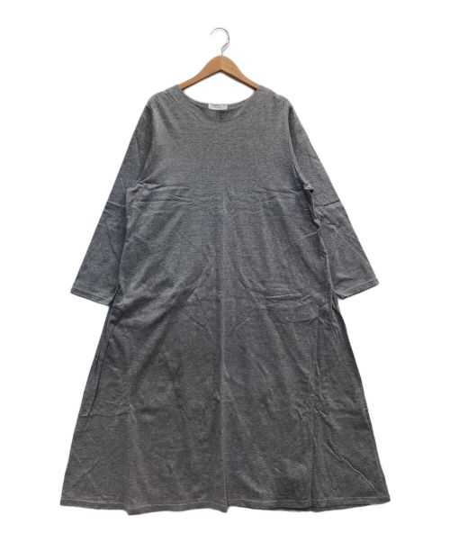 KAGURE（カグレ）KAGURE (カグレ) カットソーワンピース/コットンAラインカットワンピース グレー サイズ:Freeの古着・服飾アイテム