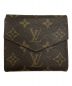 LOUIS VUITTON（ルイ ヴィトン）の古着「モノグラム/2つ折り財布」｜ブラウン