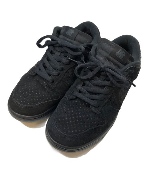 NIKE（ナイキ）NIKE (ナイキ) UNDEFEATED (アンディフィーテッド) ローカットスニーカー/ダンクロー ブラック サイズ:US9/UK8/EUR42.5/cm27の古着・服飾アイテム