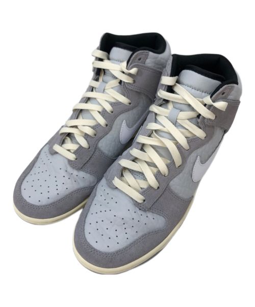 NIKE（ナイキ）NIKE (ナイキ) ダンク ハイ プレミアム/ハイカットスニーカー グレー サイズ:US8.5/UK7.5/EU42/CM26.5の古着・服飾アイテム