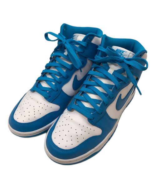 NIKE（ナイキ）NIKE (ナイキ) ダンクハイレトロ/ハイカットスニーカー スカイブルー×ホワイト サイズ:US10/UK9/EUR44/CM28の古着・服飾アイテム