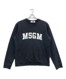 MSGM（エムエスジーエム）の古着「ロゴスウェット」｜ブラック