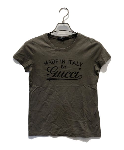 GUCCI（グッチ）GUCCI (グッチ) Tシャツ ベージュ サイズ:XSの古着・服飾アイテム