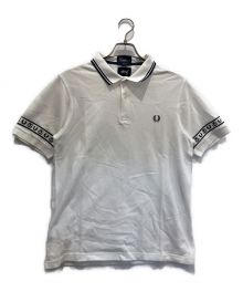 FRED PERRY×stussy（フレッドペリー×ステューシー）の古着「ロゴエンブロイダリーポロシャツ」｜ホワイト