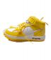 NIKE (ナイキ) OFFWHITE (オフホワイト) スニーカー/エアフォース1ミッドバーシティメイズ イエロー サイズ:US10/UK9/EUR44/cm28 未使用品：18000円