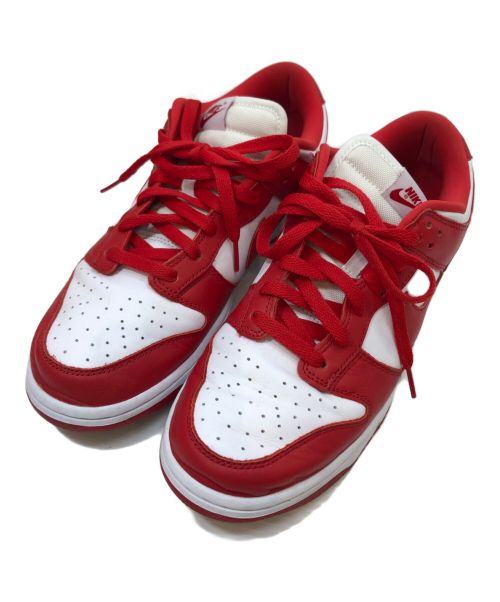 NIKE（ナイキ）NIKE (ナイキ) ローカットスニーカー/ダンクローレトロ レッド×ホワイト サイズ:US9.5/UK8.5/EUR43/cm27.5の古着・服飾アイテム