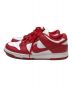 NIKE (ナイキ) ローカットスニーカー/ダンクローレトロ レッド×ホワイト サイズ:US9.5/UK8.5/EUR43/cm27.5：7000円