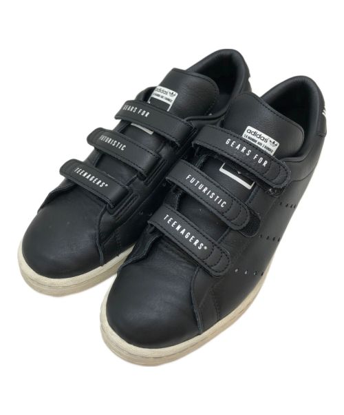 adidas（アディダス）adidas (アディダス) HUMAN MADE (ヒューマンメイド) ローカットベルクロスニーカー/UNOFCL HM ブラック サイズ:US10UK9 1/2/UK9 1/2/FR44/JP280の古着・服飾アイテム