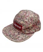 SUPREME×LIBERTYシュプリーム×リバティ）の古着「リバティースプラッターキャンプキャップ/ボックスロゴ」｜マルチカラー