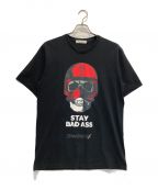 UNDERCOVERアンダーカバー）の古着「プリントTシャツ/19SS・STAY BAD ASS」｜ブラック