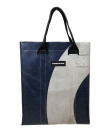 FREITAG×COMME des GARCONS（フライターグ×コムデギャルソン）の古着「トートバッグ」｜ネイビー×ホワイト