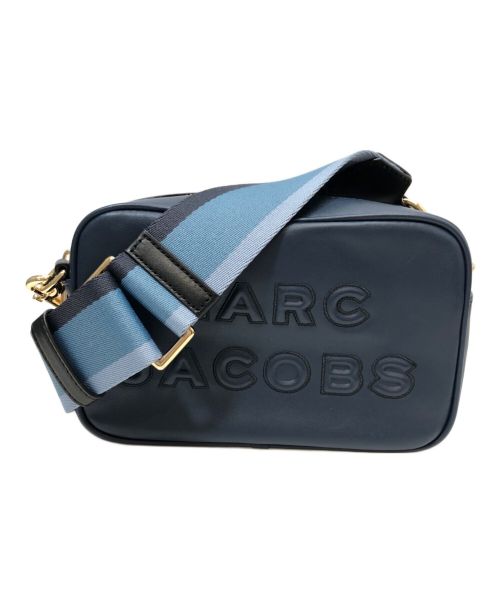 MARC JACOBS（マークジェイコブス）MARC JACOBS (マークジェイコブス) ロゴショルダーバッグ ネイビーの古着・服飾アイテム