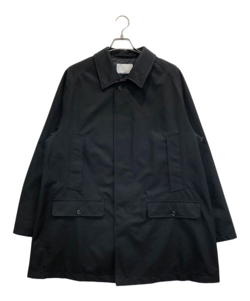 nanamica（ナナミカ）nanamica (ナナミカ) GORE-TEX Short Soutien Collar Coat/ラグランスリーブショートステンカラーコート ブラック サイズ:Lの古着・服飾アイテム