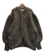 CLANEクラネ）の古着「COLOR MOHAIR SHAGGY CARDIGAN」｜ブラウン