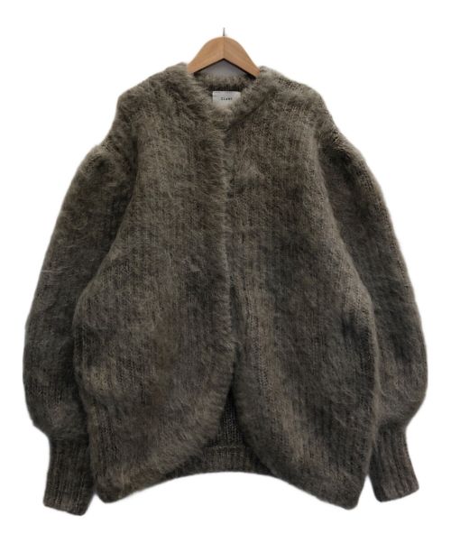 CLANE（クラネ）CLANE (クラネ) COLOR MOHAIR SHAGGY CARDIGAN ブラウン サイズ:1の古着・服飾アイテム