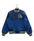 USEDユーズド）の古着「LOS ANGELS RAMS・NFL/スタジャン」｜ブルー