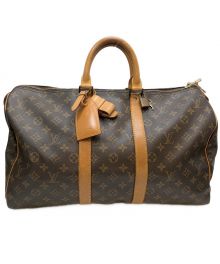 LOUIS VUITTON（ルイ ヴィトン）の古着「ボストンバッグ/モノグラム/キーポル45」｜ブラウン