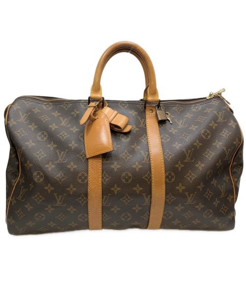 LOUIS VUITTON（ルイ ヴィトン）LOUIS VUITTON (ルイ ヴィトン) ボストンバッグ/モノグラム/キーポル45 ブラウンの古着・服飾アイテム