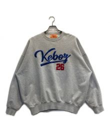 KEBOZ×FRO CLUB（ケボズ×フロクラブ）の古着「ナンバリングクルーネックスウェット」｜グレー