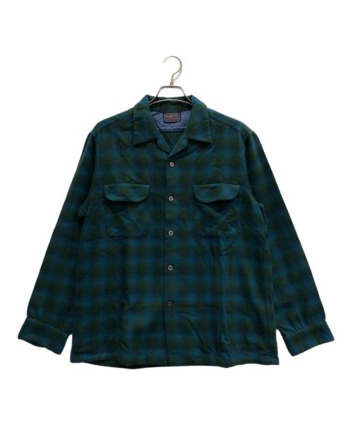 PENDLETON（ペンドルトン）PENDLETON (ペンドルトン) オンブレチェックウールシャツ マルチカラー サイズ:Lの古着・服飾アイテム