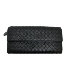 BOTTEGA VENETA（ボッテガベネタ）の古着「長財布」｜ブラック