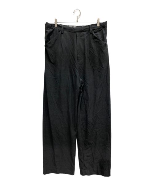 SUNSEA（サンシー）SUNSEA (サンシー) SNM-BLUE-BIG PANTS/ウエストベルト付パンツ グレー サイズ:2の古着・服飾アイテム