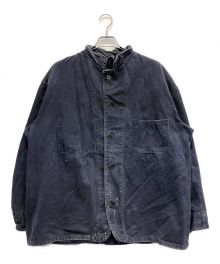 Used/Vintage（ユーズド ヴィンテージ）の古着「40s メタルボタンユーロカバーオール」｜ネイビー