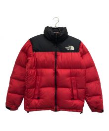 THE NORTH FACE（ザ ノース フェイス）の古着「ヌプシ ダウンジャケット」｜レッド