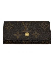 LOUIS VUITTON（ルイ ヴィトン）の古着「モノグラム キーケース/ミュルティクレ 4」｜ブラウン