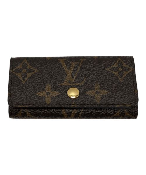 LOUIS VUITTON（ルイ ヴィトン）LOUIS VUITTON (ルイ ヴィトン) モノグラム キーケース/ミュルティクレ 4 ブラウンの古着・服飾アイテム