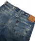 中古・古着 LEVI'S (リーバイス) リメイク デニムパンツ インディゴ サイズ:W33：7000円