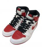 NIKEナイキ）の古着「AIR JORDAN 1 RETRO HIGH OG”HERITAGE”」｜ホワイト×レッド