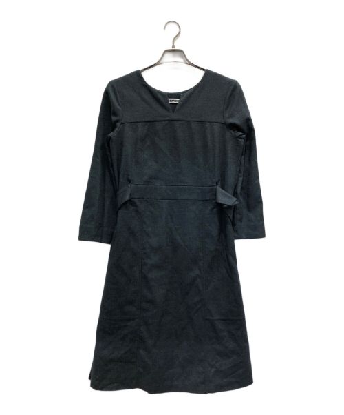 JIL SANDER（ジルサンダー）JIL SANDER (ジルサンダー) ウール ワンピース グレー サイズ:38の古着・服飾アイテム